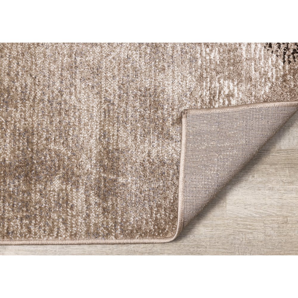 Distressed Carpet for Bedroom, Modern 5x7 Geometric Rug for Living Room. Picture 7