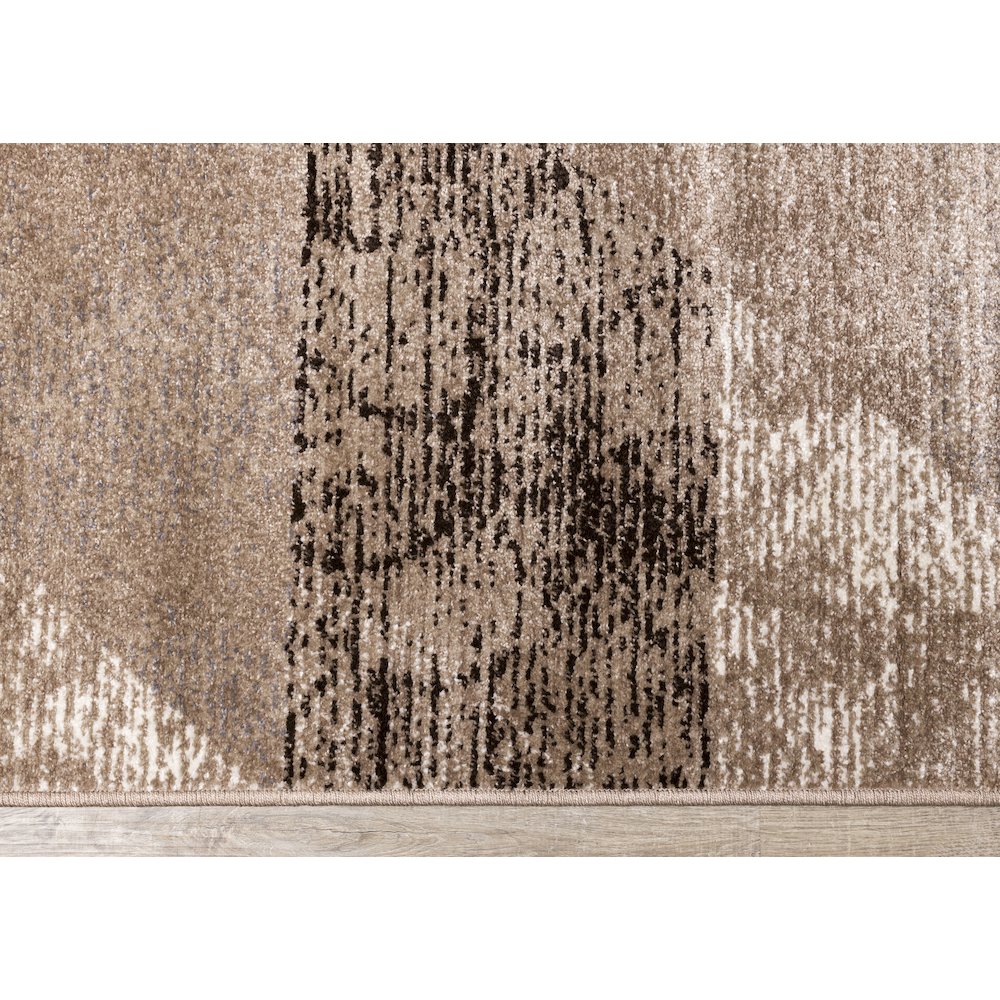 Distressed Carpet for Bedroom, Modern 5x7 Geometric Rug for Living Room. Picture 9