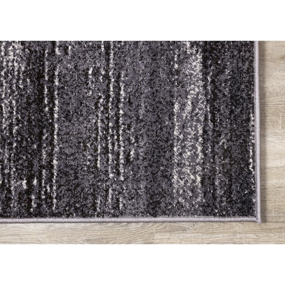 Gray Modern Distressed  5x7 Rug for Living Room Or Bedroom. Picture 6