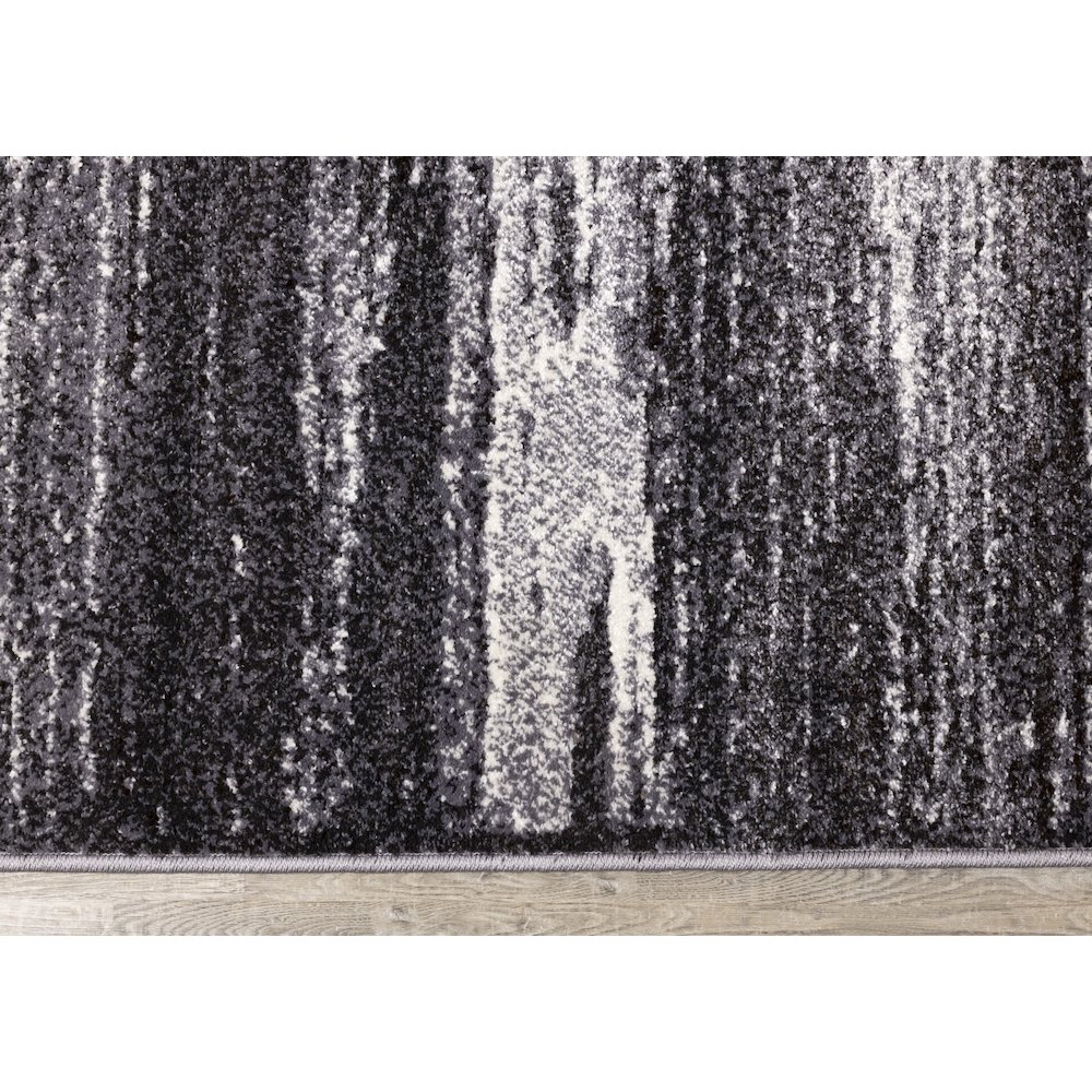 Gray Modern Distressed  5x7 Rug for Living Room Or Bedroom. Picture 9
