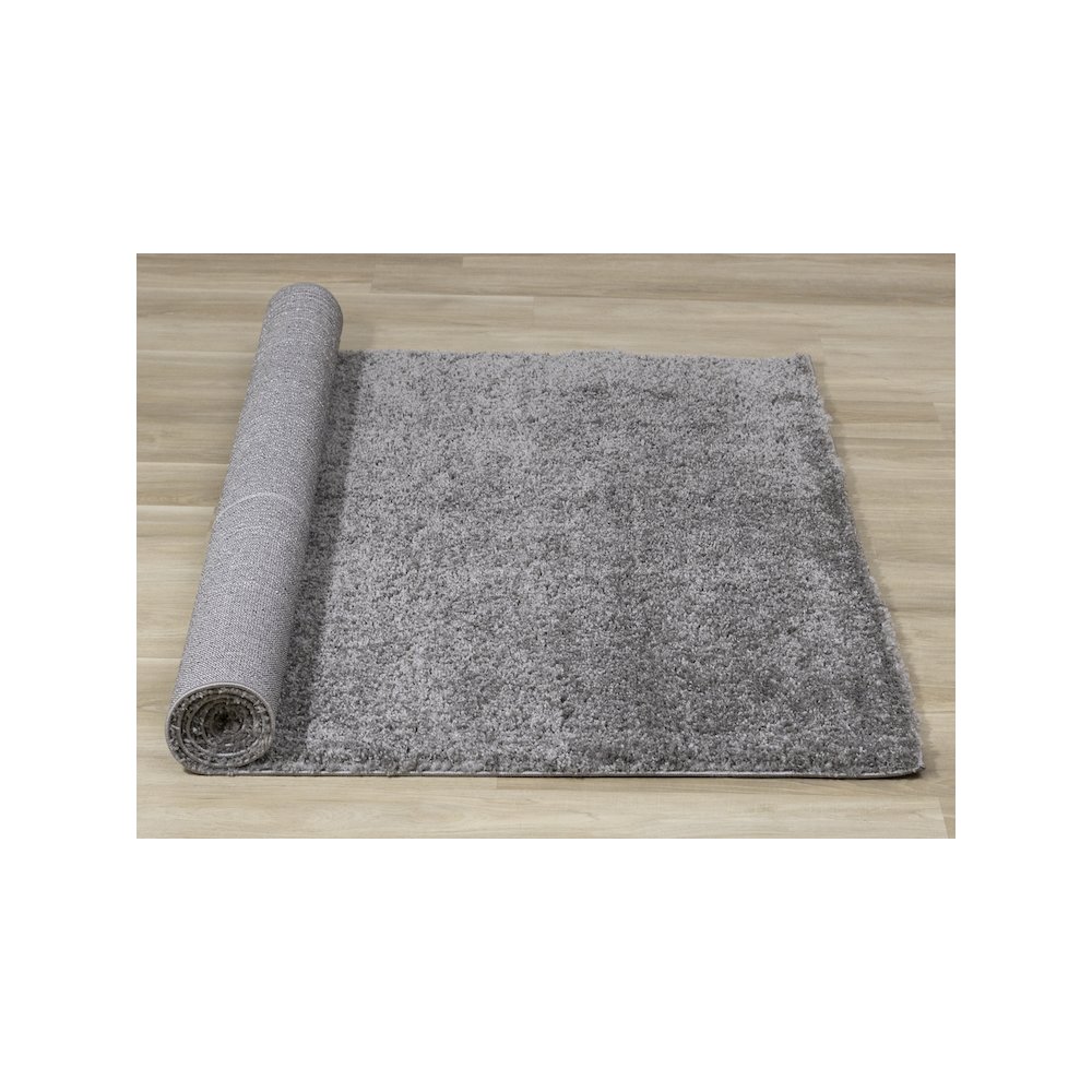 Palmer Soft Dark Grey Neutral Shag Rug, 3'11" x 5'11". Picture 8
