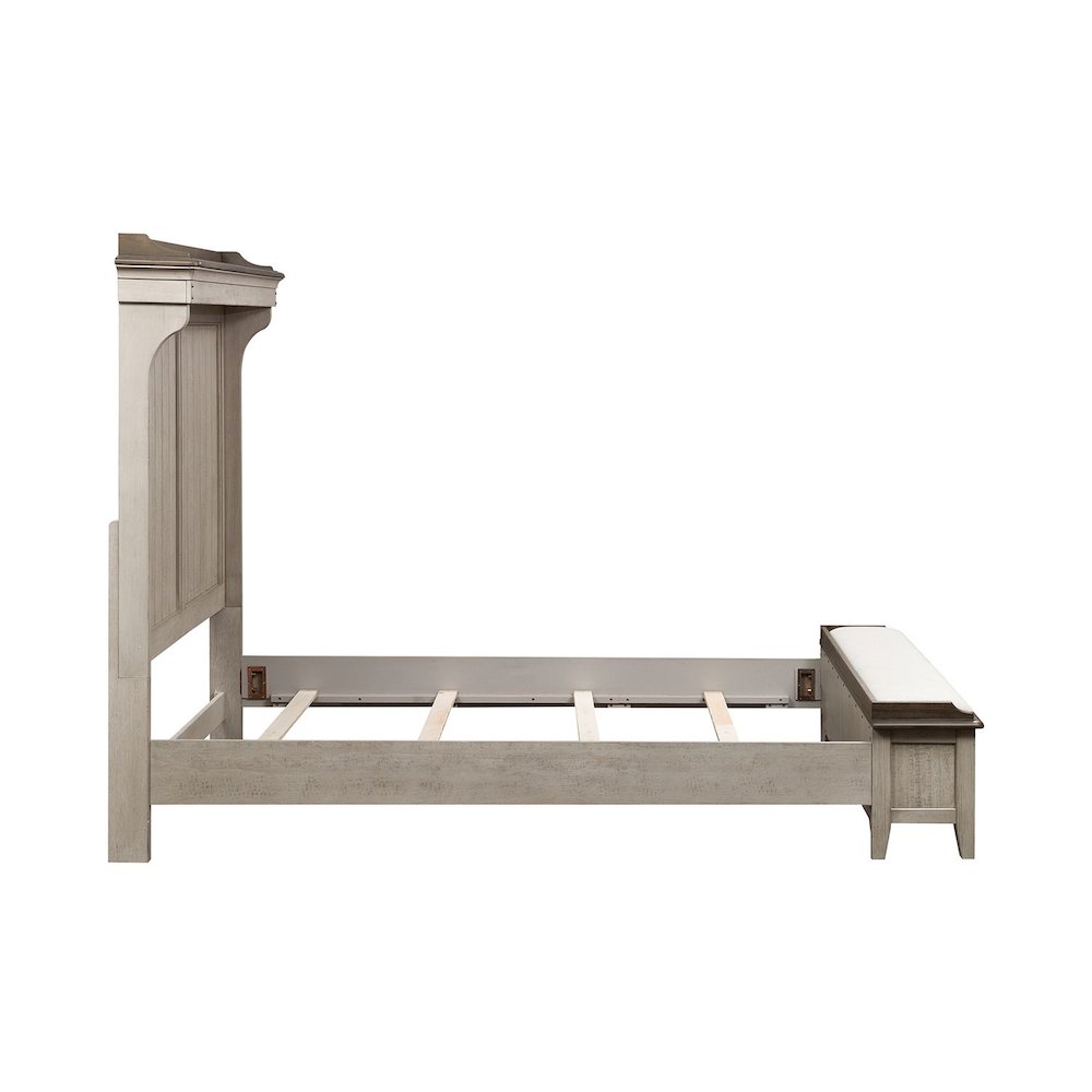 Ivy Hollow Queen Mantle Storage Bed. Picture 3