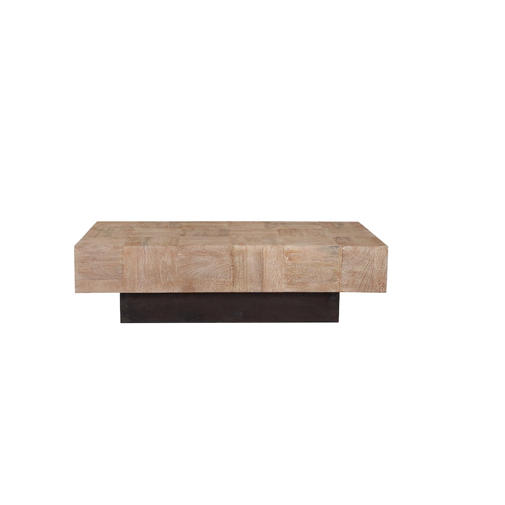 Reed 2-piece Solid Wood Living Room Table Set. Picture 3