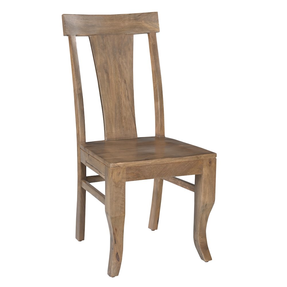 Adrien 9-Piece Solid Wood Dining Set with Table and 8 Chairs, Brown Finish. Picture 8