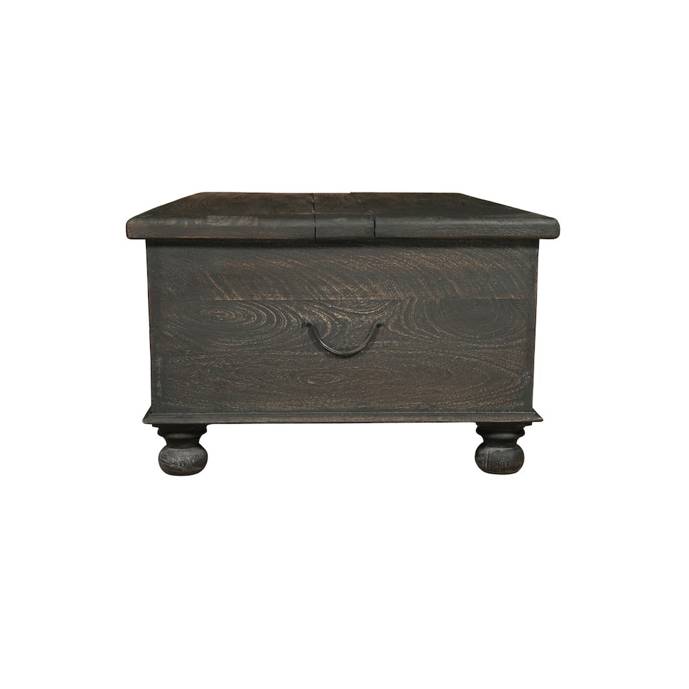 Lift-Top Coffee Table with Hidden Storage Decorative Floral Detail. Picture 7