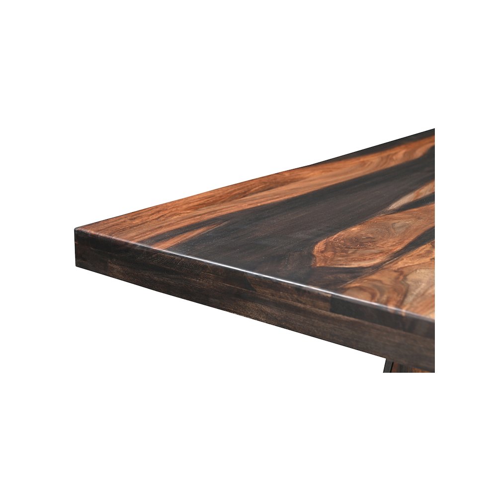 Marin 75" Solid Wood Pedestal Dining Table. Picture 3