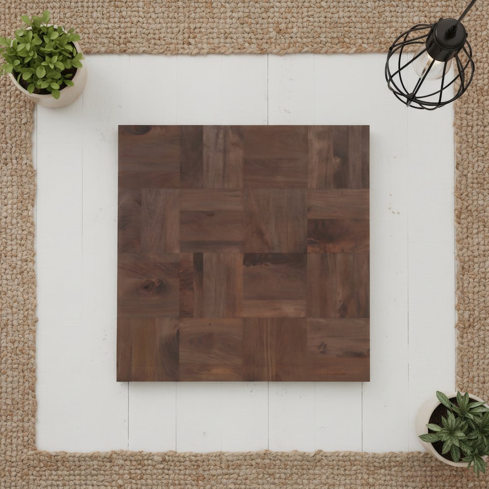 Reed Solid Wood Coffee Table. Picture 11
