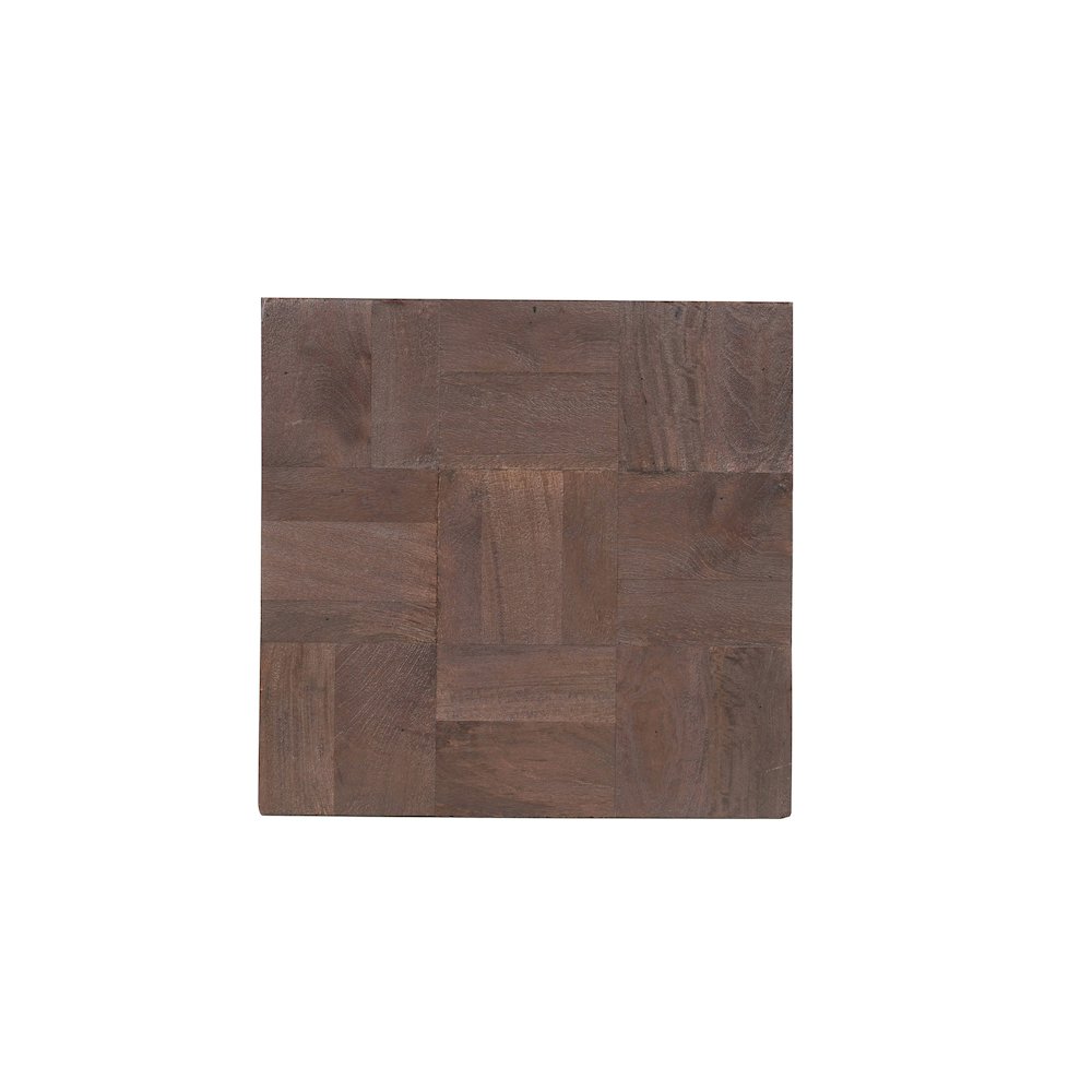 Reed Solid Wood End Table. Picture 4