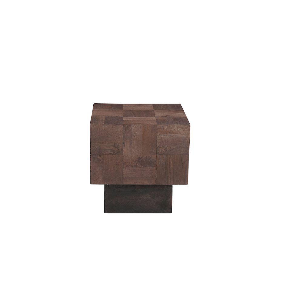 Reed Solid Wood End Table. Picture 2