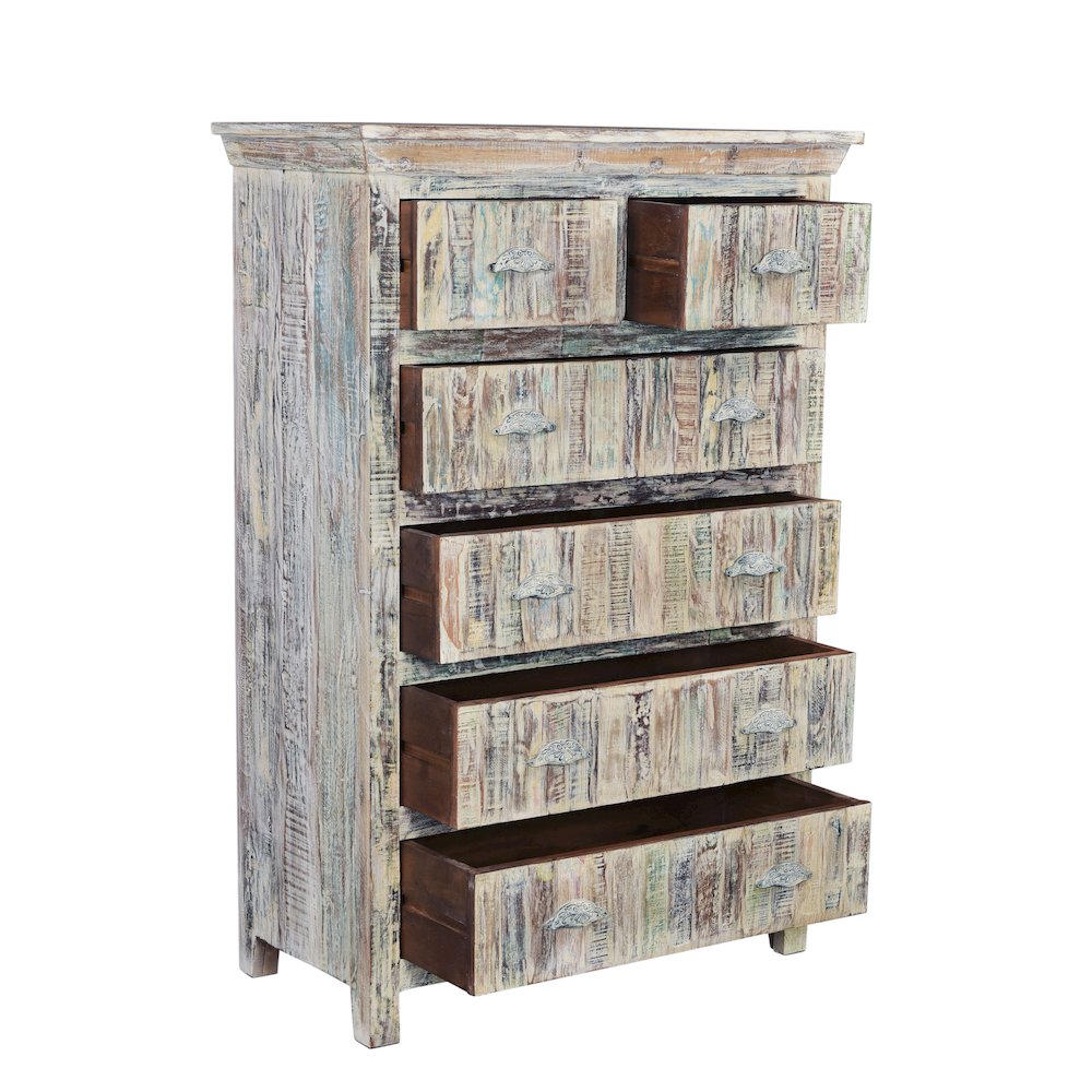 Prescott 6-drawer Solid Wood Chest. Picture 2