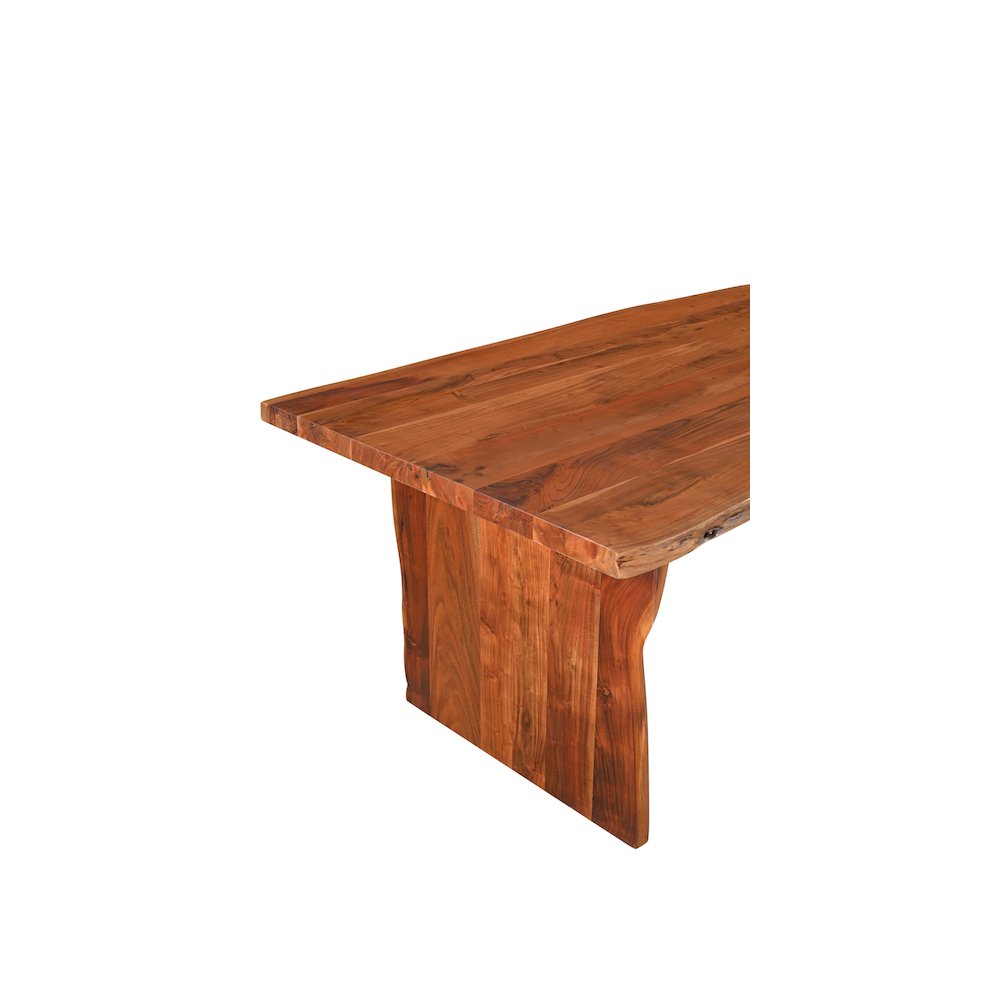 Oren 73" Live Edge Solid Wood Dining Bench. Picture 3