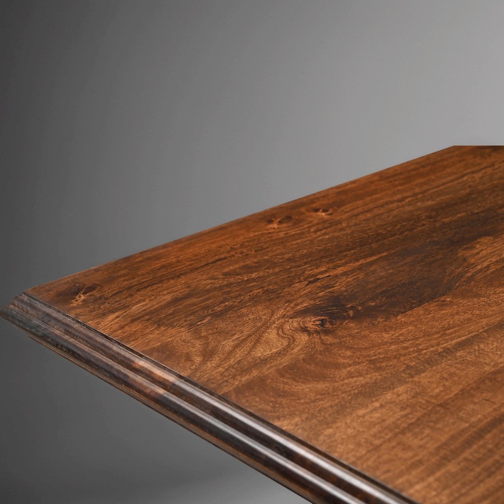 Adrien 75" Solid Wood Double Pedestal Dining Table. Picture 12
