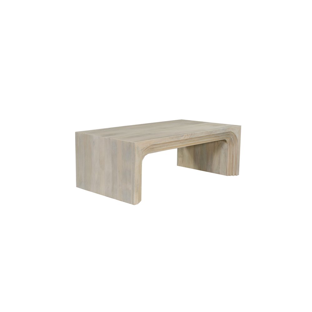 Renith Solid Wood Coffee Table. Picture 1