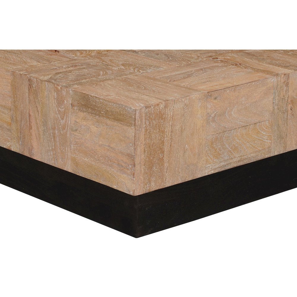 Reed 2-piece Solid Wood Living Room Table Set. Picture 4