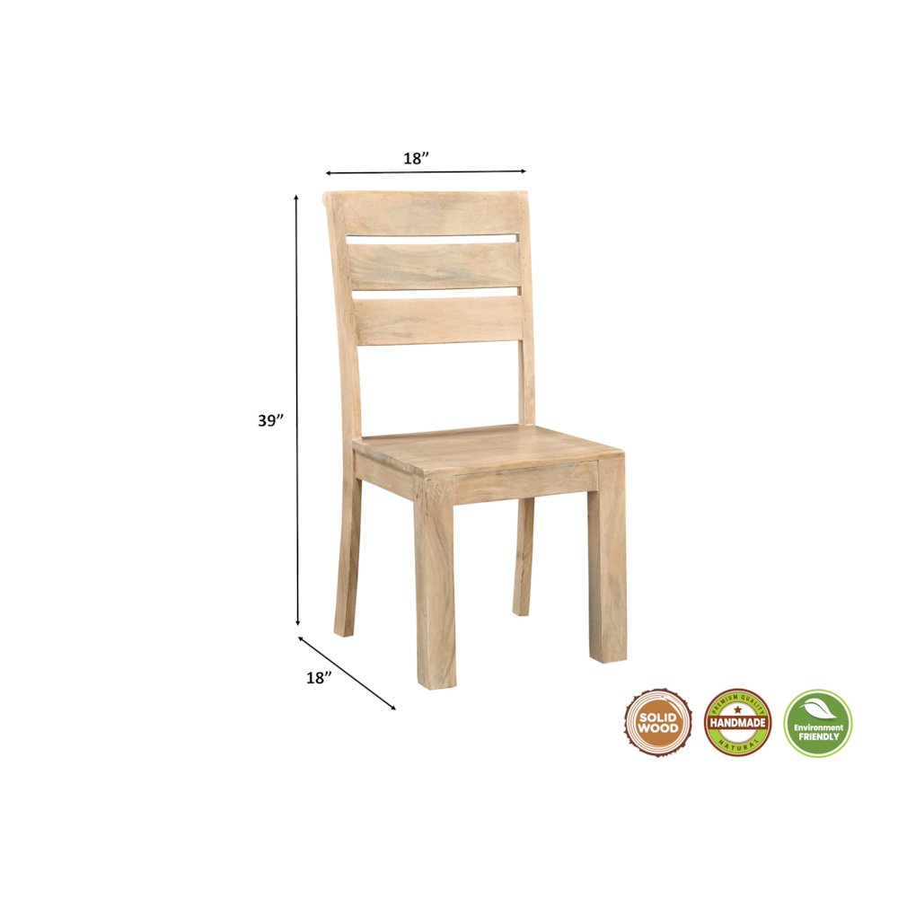 Adrien 5-piece Solid Wood Dining Set. Picture 10