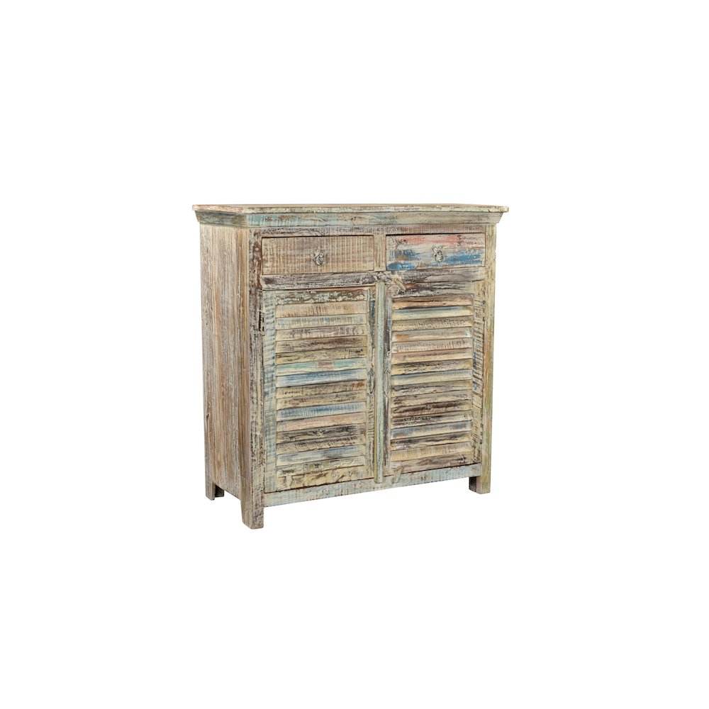 Prescott 2-drawer 2-door Shutter Solid Wood Sideboard. Picture 1