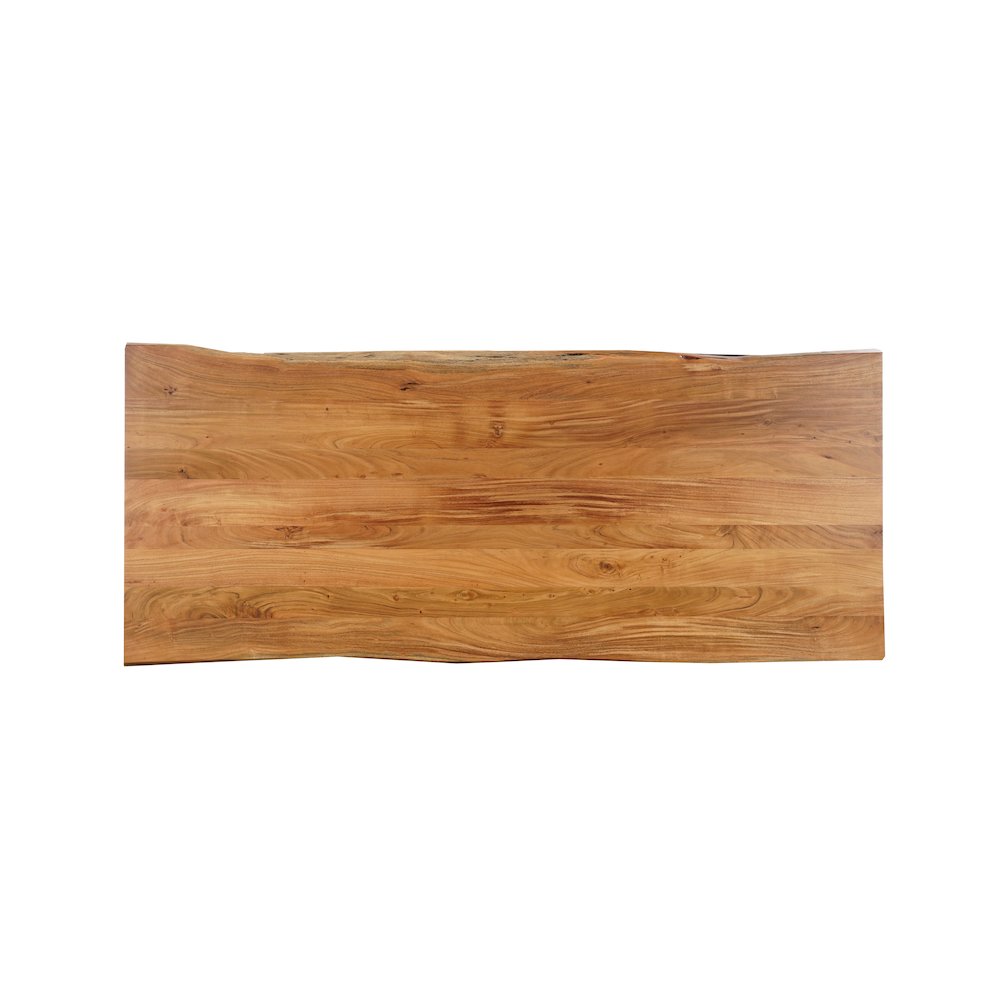 Savoy 108" Live Edge Solid Wood Dining Table. Picture 5