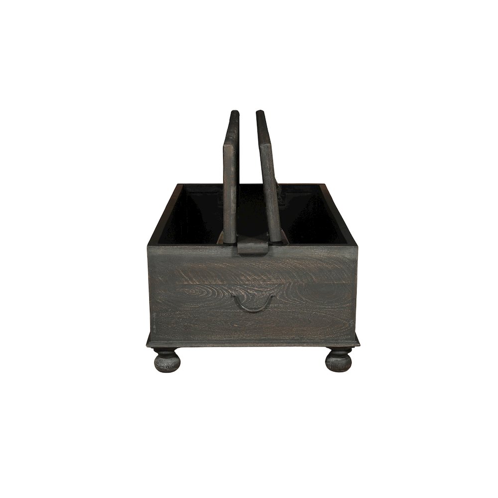 Lift-Top Coffee Table with Hidden Storage Decorative Floral Detail. Picture 8