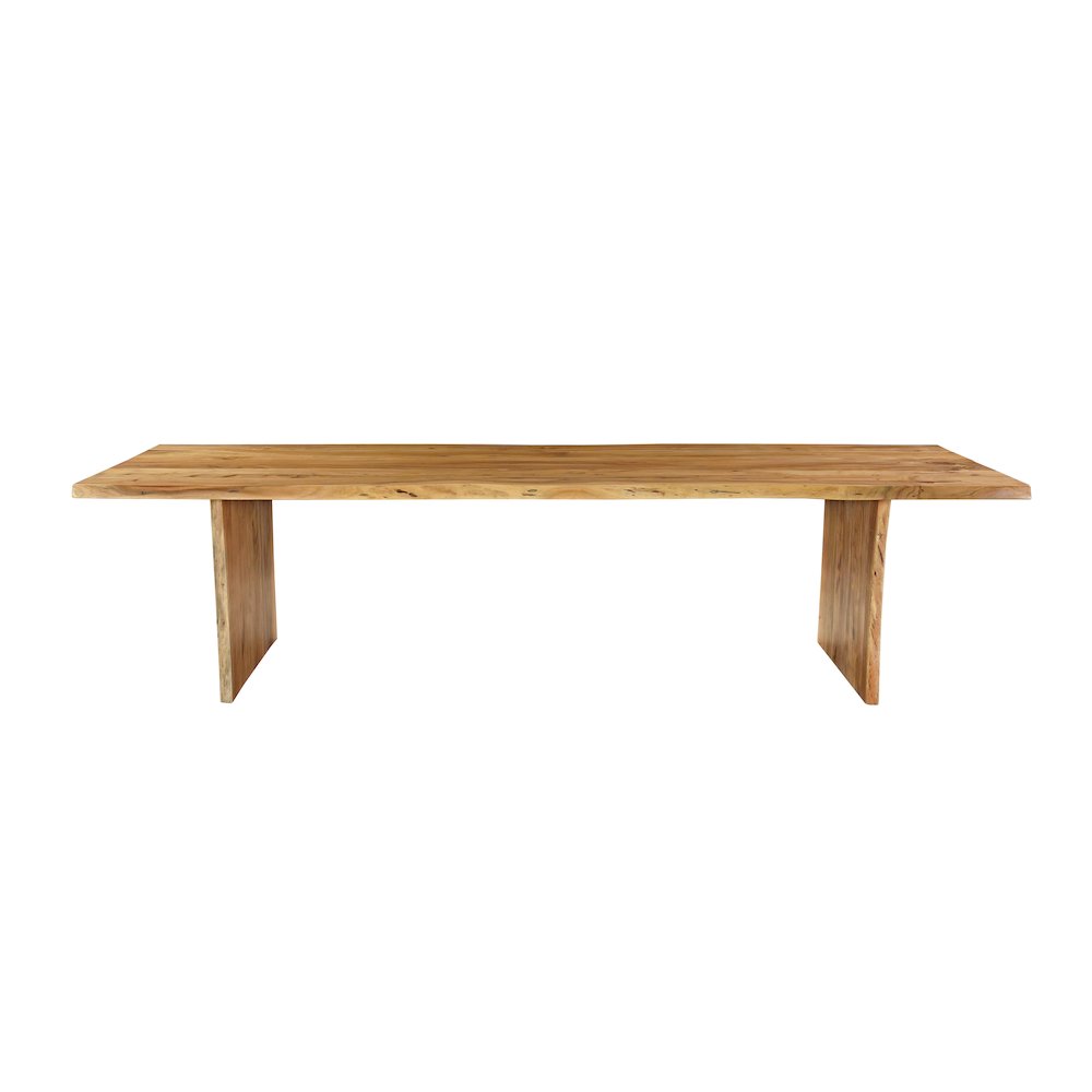 Savoy 108" Live Edge Solid Wood Dining Table. Picture 2