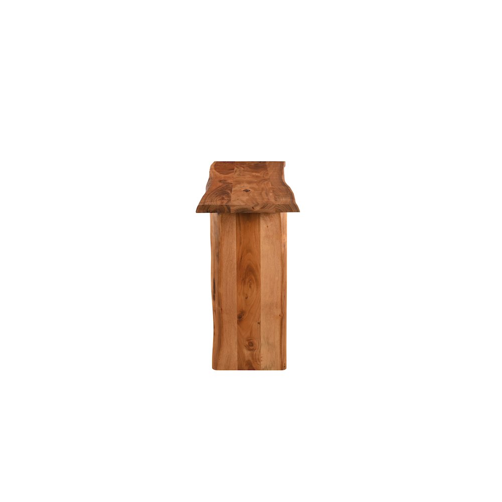 Oren Live Edge Solid Wood Console Table. Picture 4