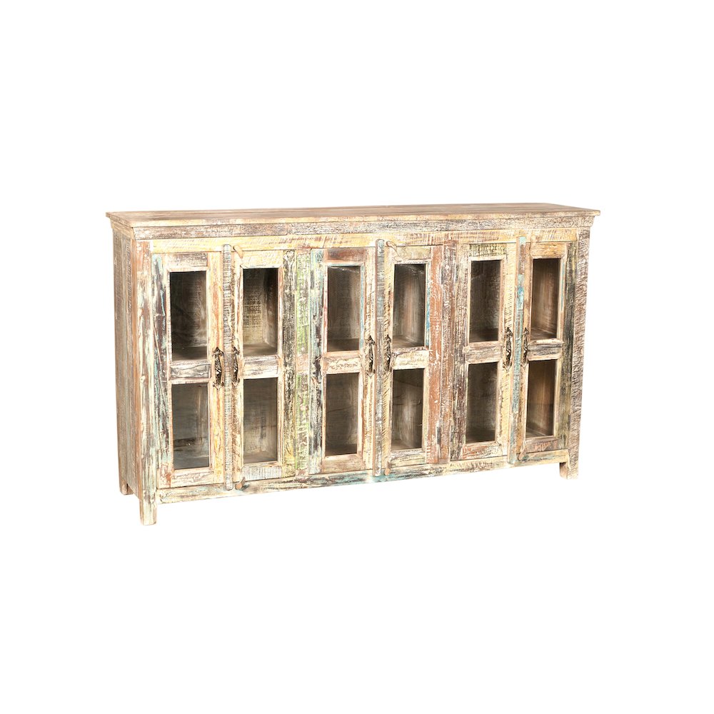 Prescott 6-door Solid Wood Sideboard. Picture 1