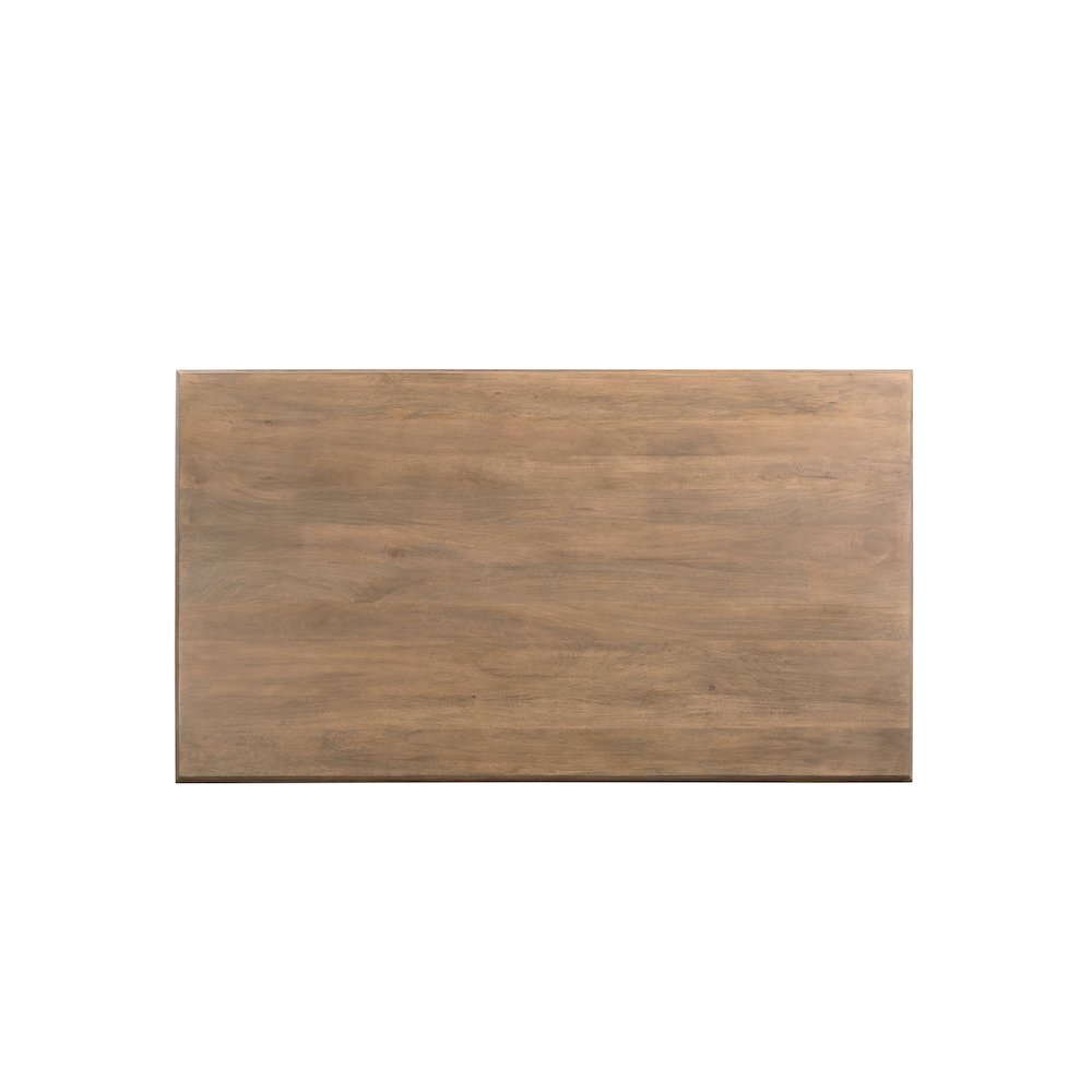 Adrien 96" Solid Wood Double Pedestal Dining Table. Picture 5