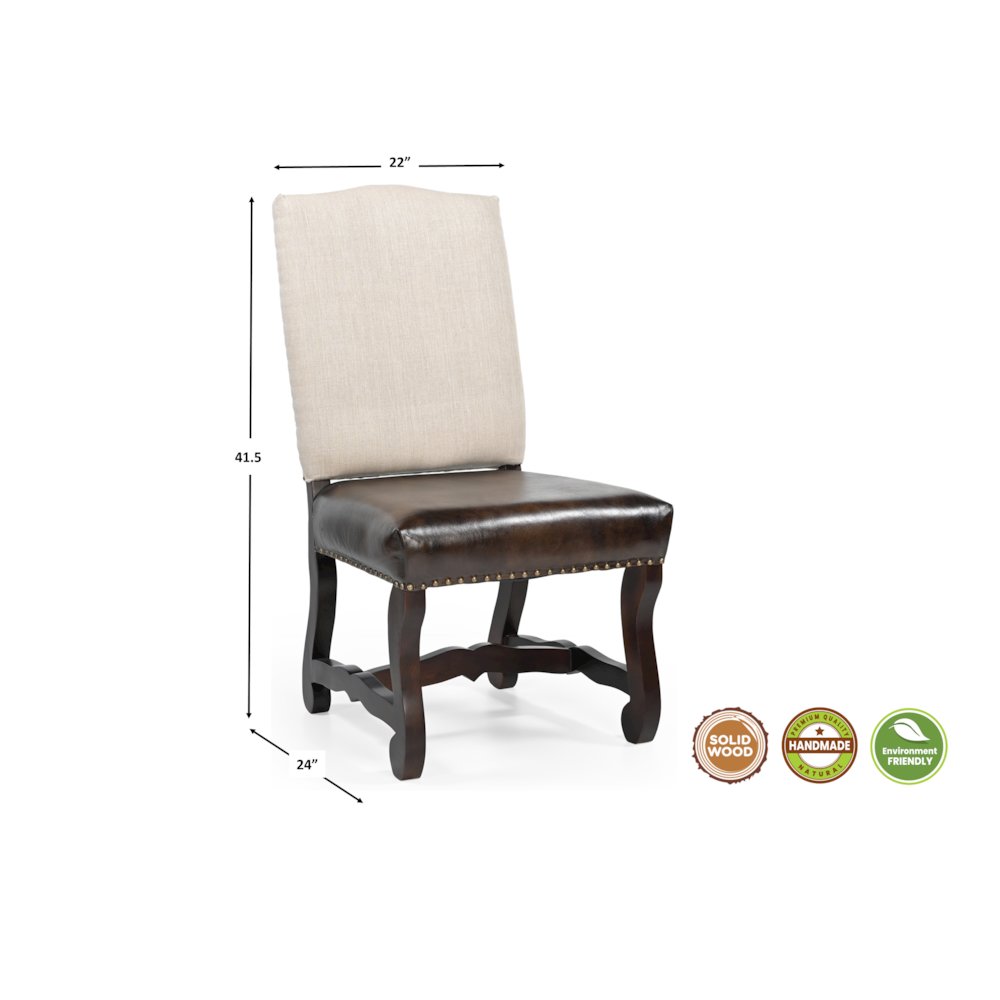 Renith 7-piece Live Edge Solid Wood Dining Set. Picture 6