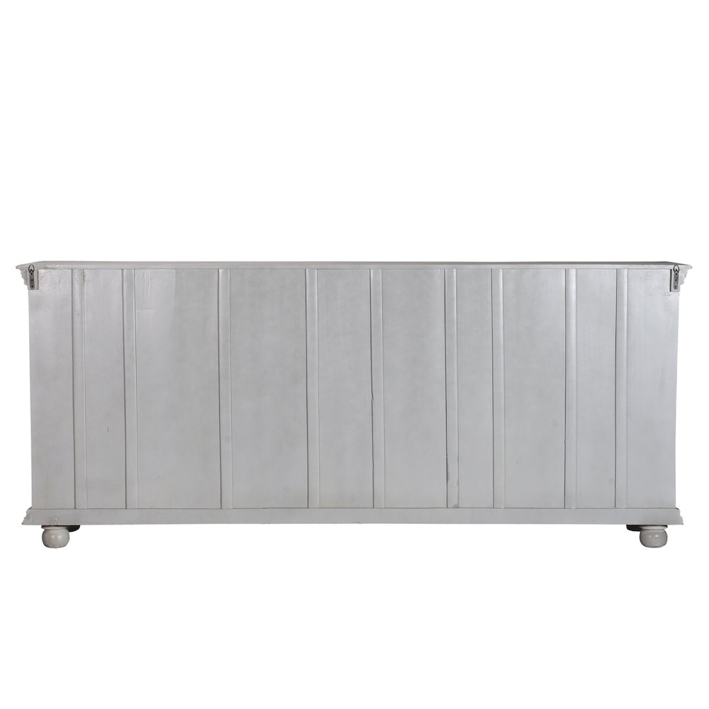 Elowen 4-drawer 4-door Floral Carved Solid Wood Sideboard. Picture 8