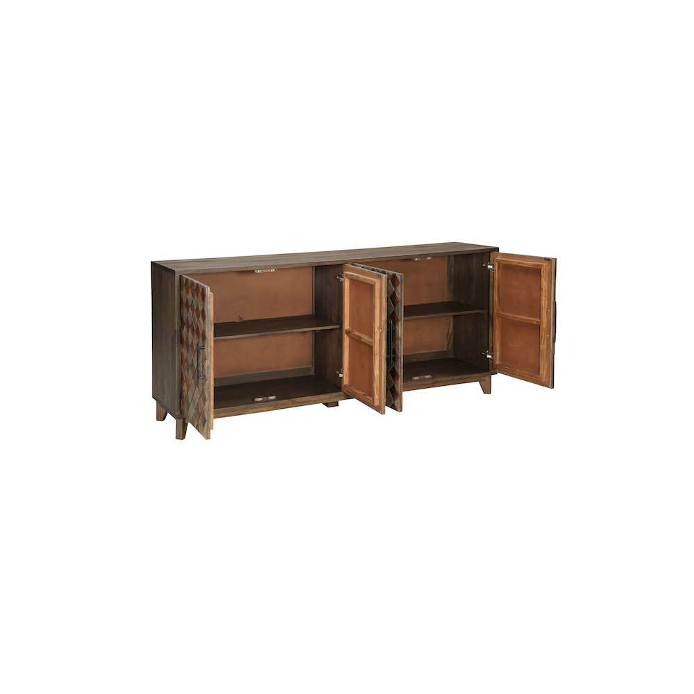 Renith 4-door Solid Wood Sideboard. Picture 2