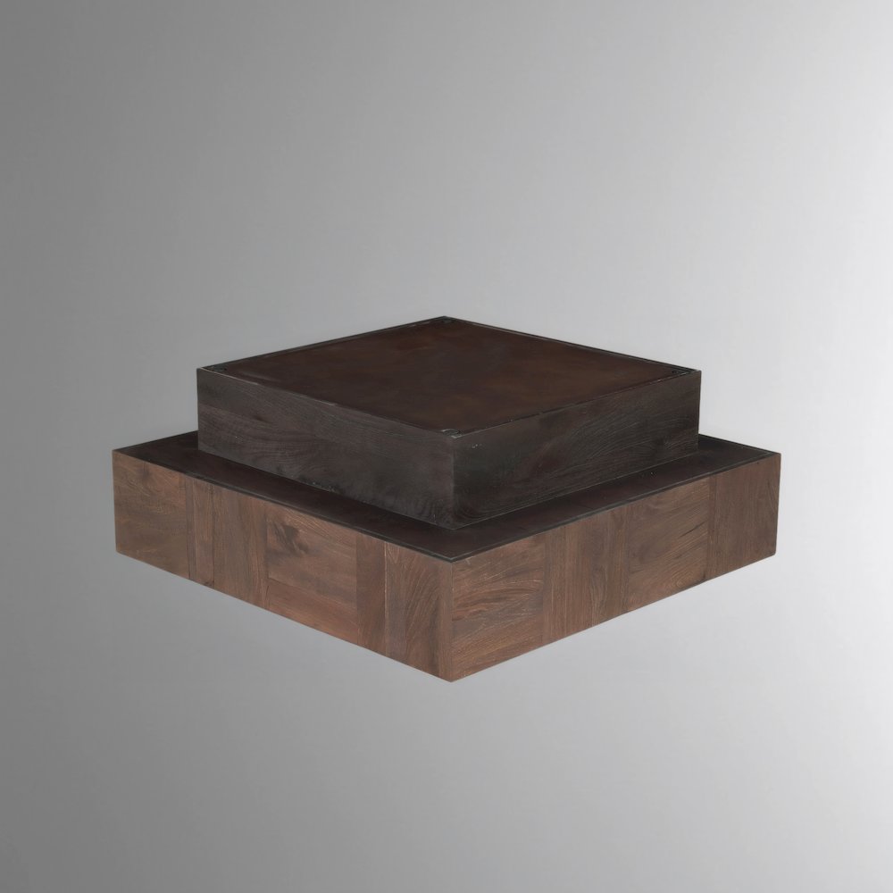 Reed Solid Wood Coffee Table. Picture 12
