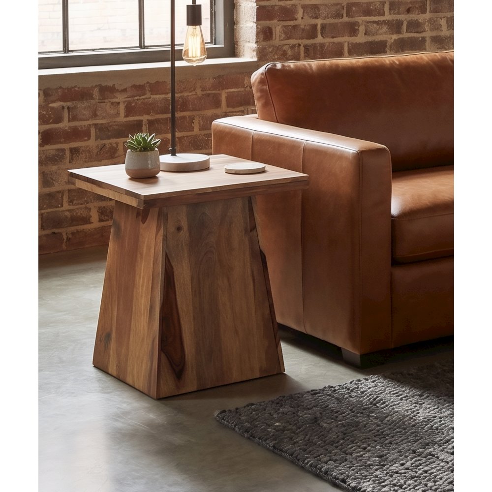 Marin 3-piece Rectangular Solid Wood Living Room Table Set. Picture 3
