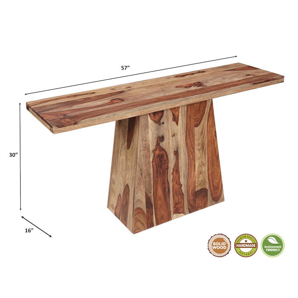 Marin 3-piece Rectangular Solid Wood Living Room Table Set. Picture 14