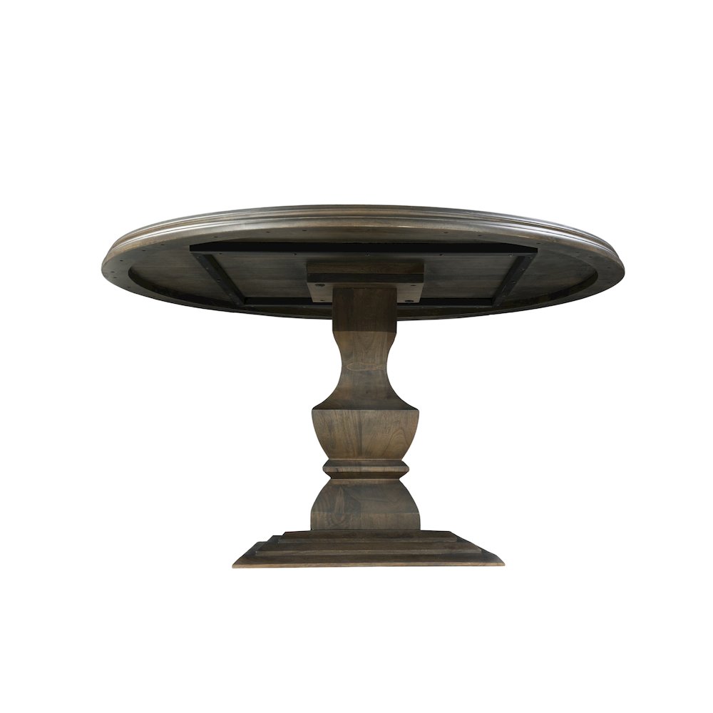 Adrien Solid Wood Round Pedestal Dining Table. Picture 3