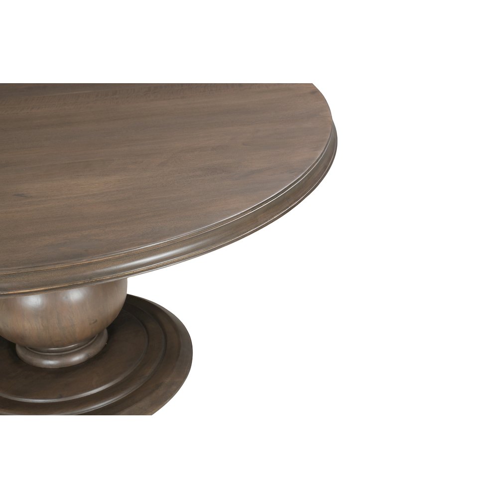 Adrien Solid Wood Round Pedestal Dining Table. Picture 5