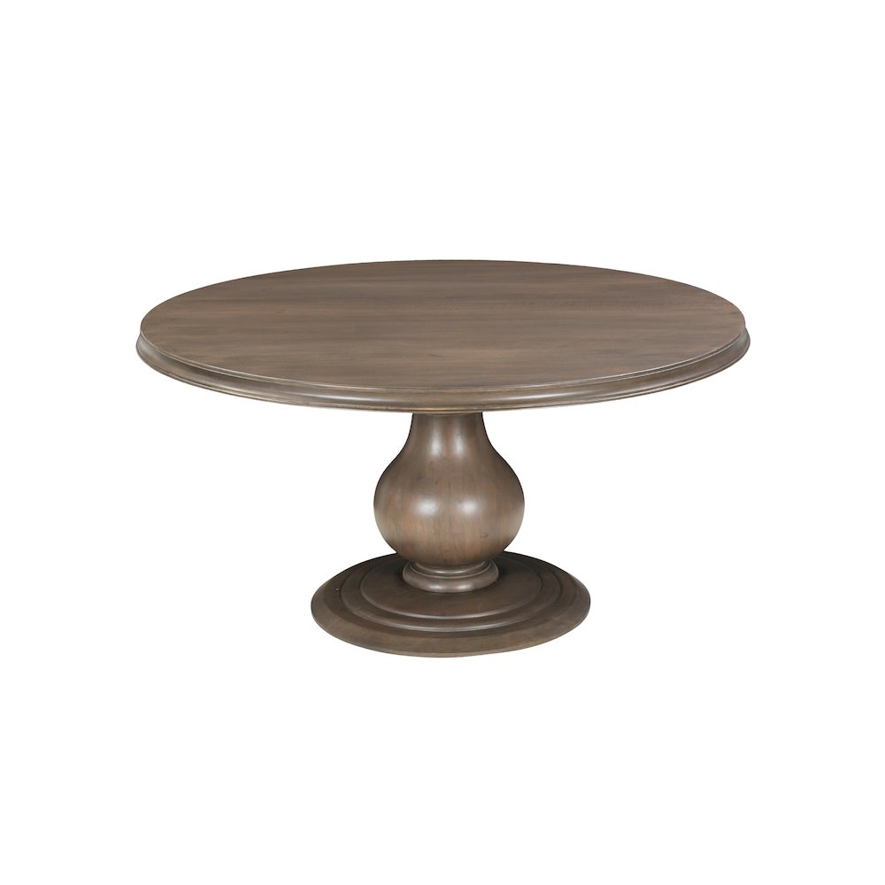 Adrien Solid Wood Round Pedestal Dining Table. Picture 2