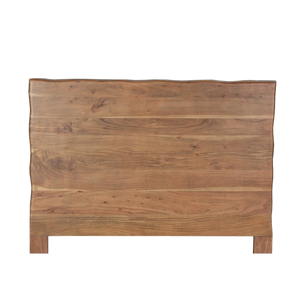 Linden Solid Wood Live Edge Panel Bed. Picture 6