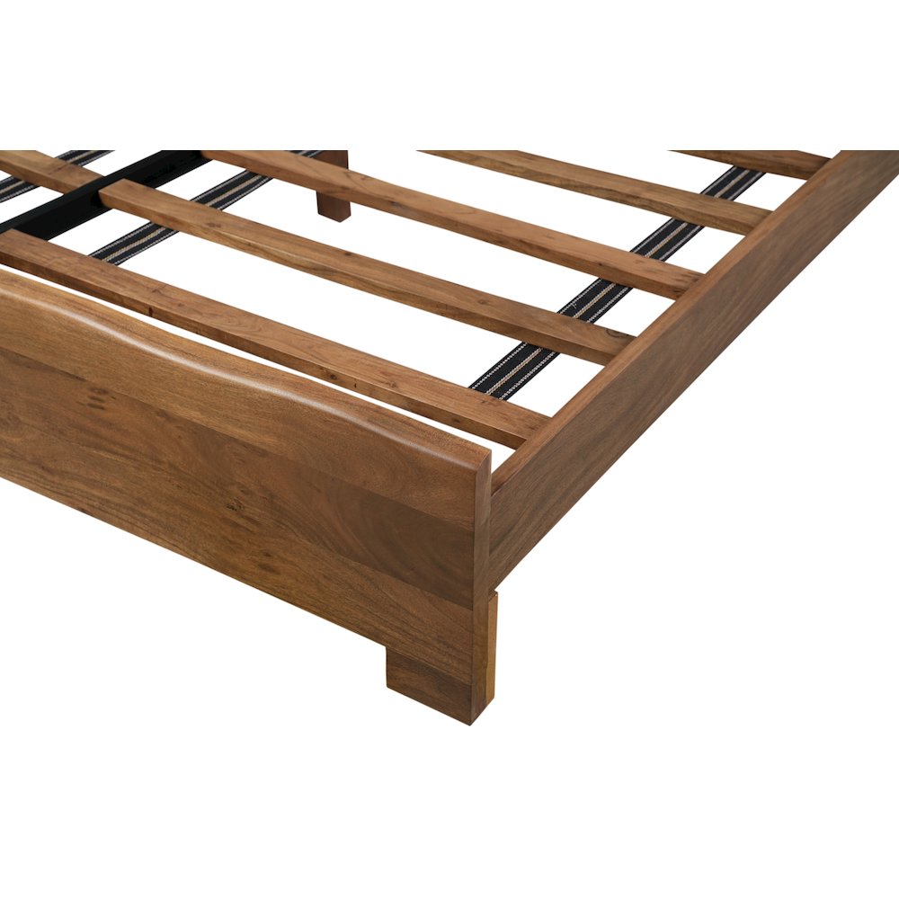 Linden Solid Wood Live Edge Panel Bed. Picture 8