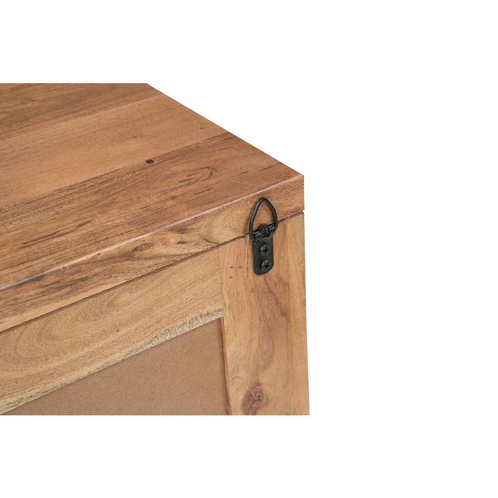 Linden Live Edge Solid Wood 3-drawer Nightstand. Picture 10