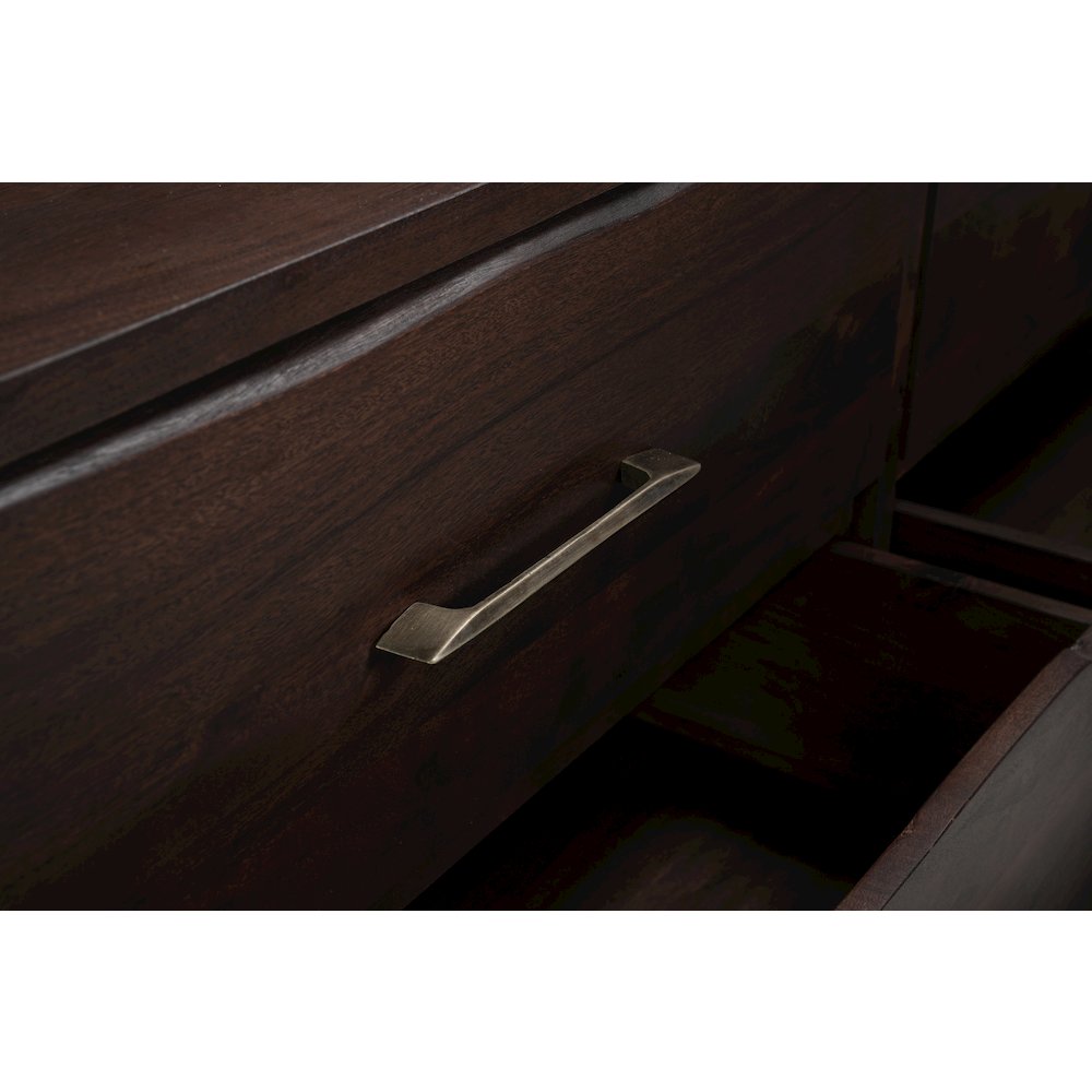 Linden Live Edge Solid Wood 6-drawer Dresser. Picture 9