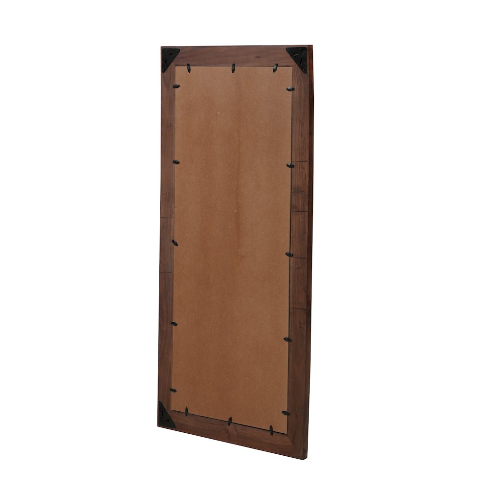 Linden Live Edge Solid Wood Accent Mirror. Picture 3
