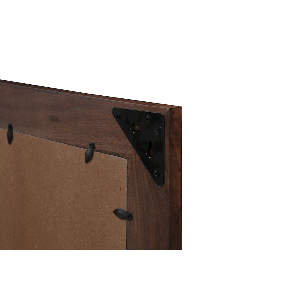 Linden Live Edge Solid Wood Accent Mirror. Picture 4