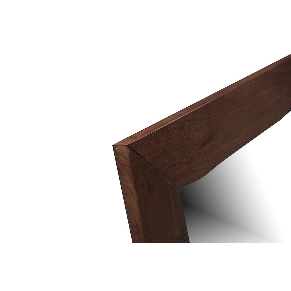 Linden Live Edge Solid Wood Accent Mirror. Picture 2