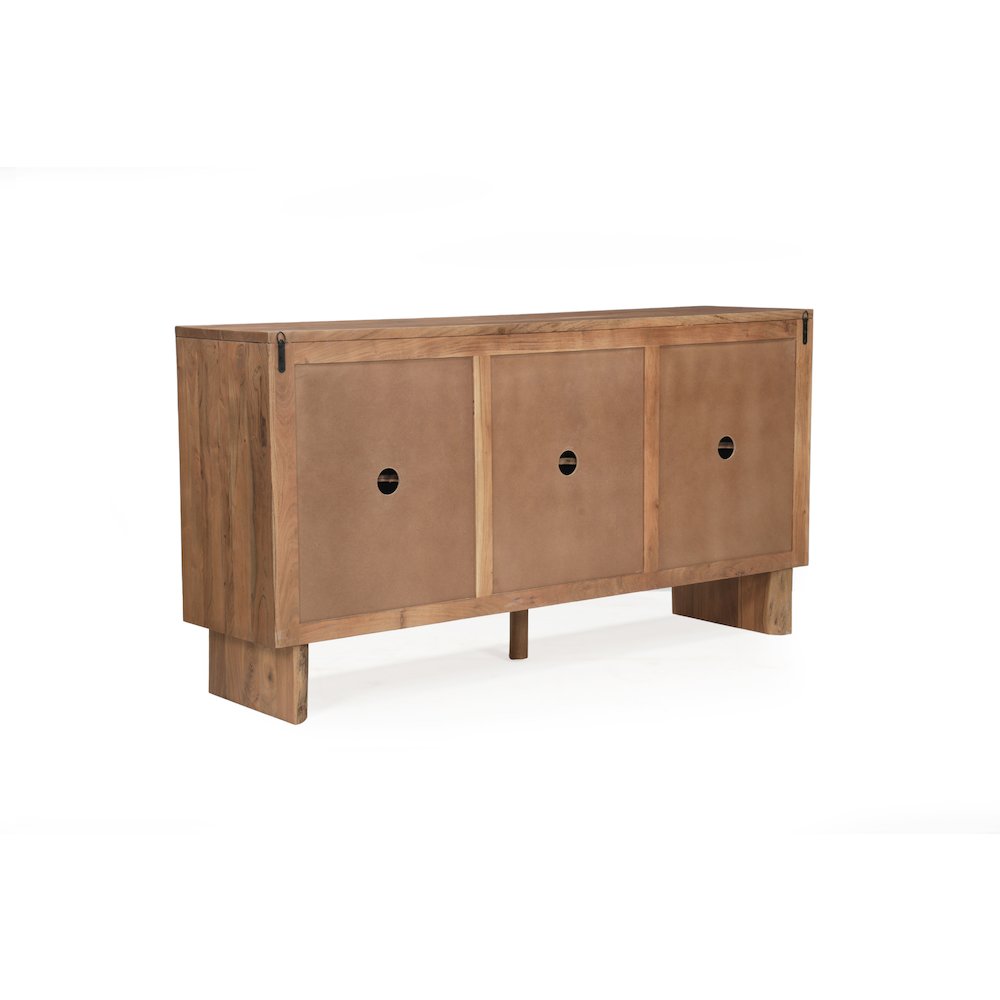Linden Live Edge Solid Wood 6-door Sideboard. Picture 8