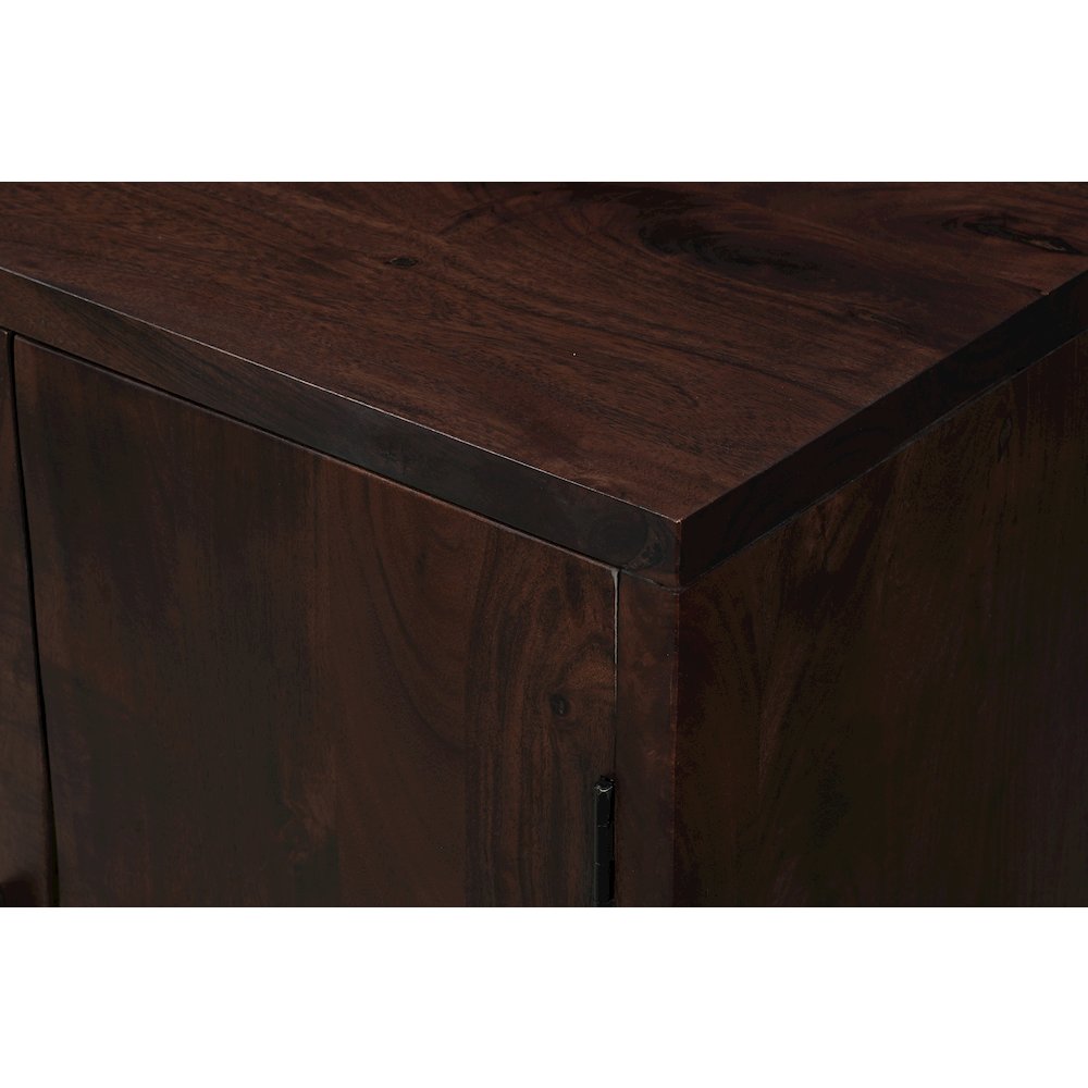 Linden Live Edge Solid Wood 6-door Sideboard. Picture 7