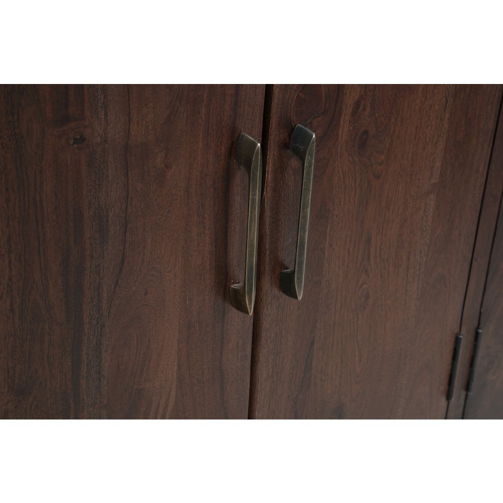 Linden Live Edge Solid Wood 6-door Sideboard. Picture 6