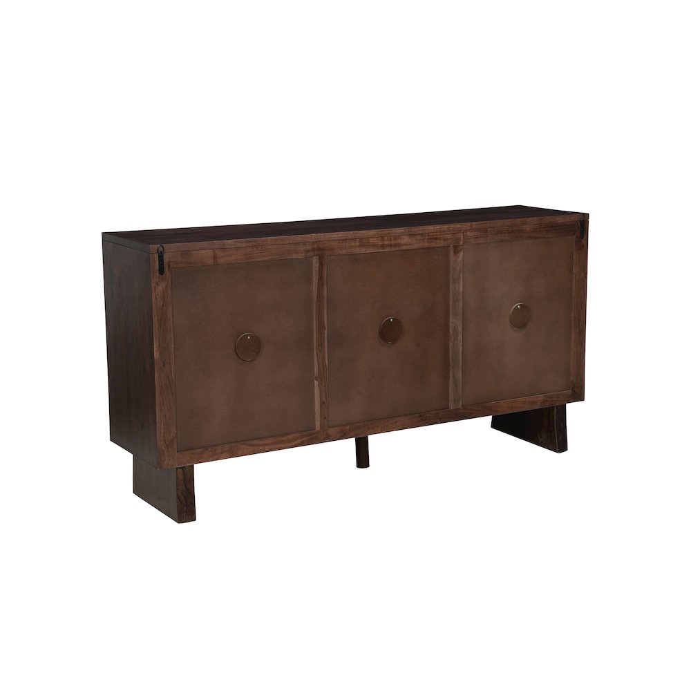Linden Live Edge Solid Wood 6-door Sideboard. Picture 8