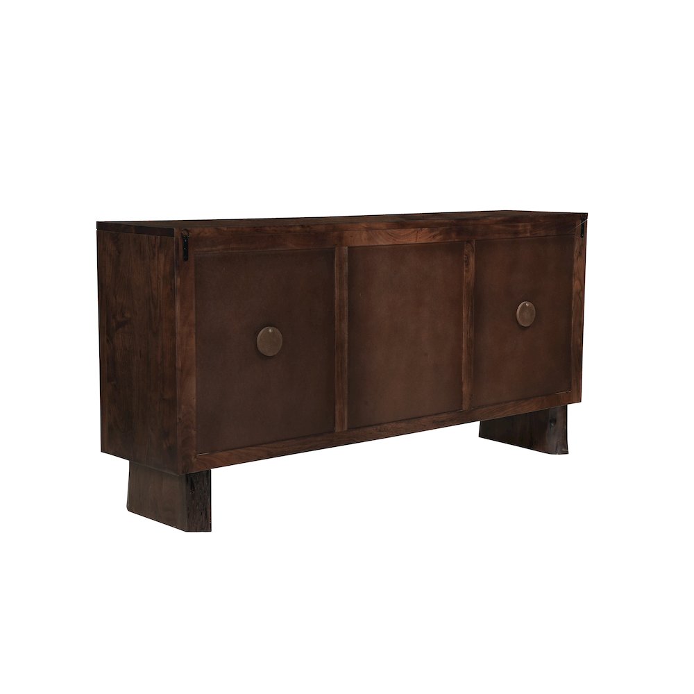 Linden Live Edge Solid Wood 3-drawer 4-door Sideboard. Picture 7