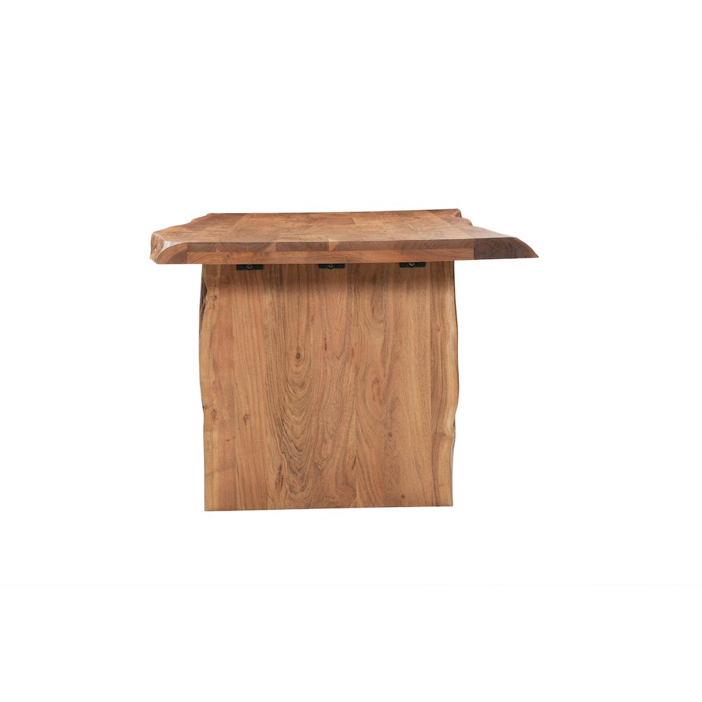 Linden 7-piece Solid Wood Live Edge Dining Set. Picture 4