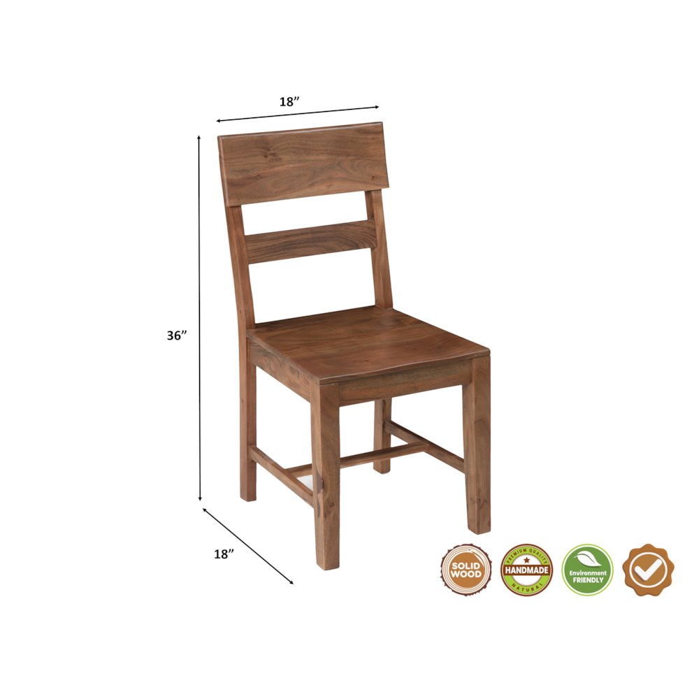 Linden 7-piece Solid Wood Live Edge Dining Set. Picture 14