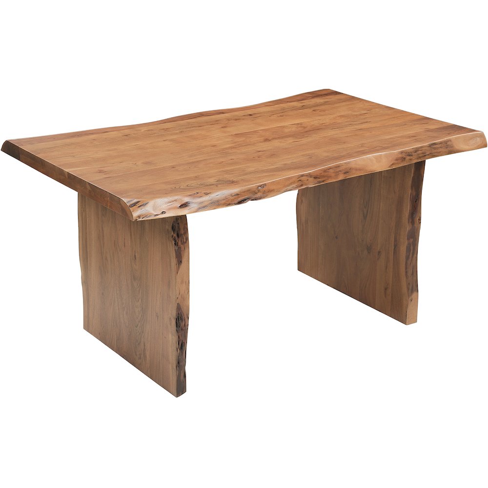Linden 7-piece Solid Wood Live Edge Dining Set. Picture 2